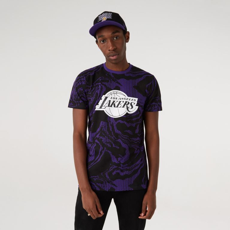 Ropa New Era Nba Morados - LA Lakers Oil Slick Print 04638OGMW